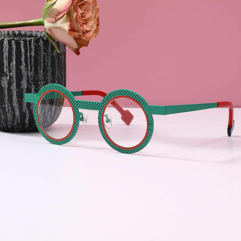 Lunettes de Vue Alsto Ronde Vert