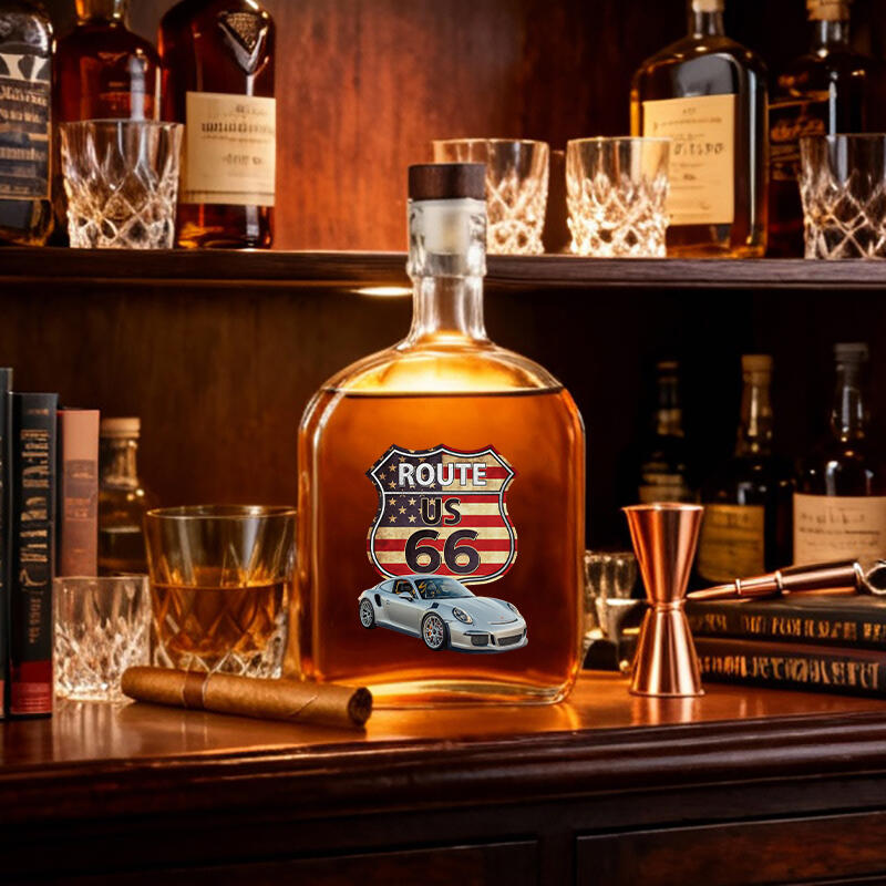 Personalized Picture Whiskey Bottle Best Gift for Dad