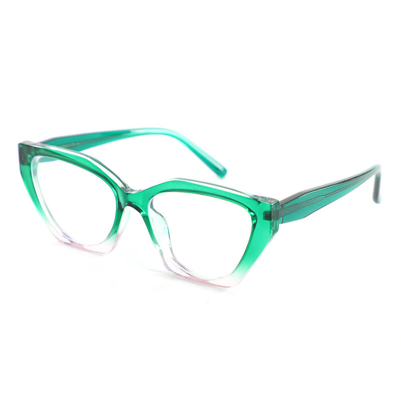 Nathaniei Cat Eye Grüne Brille