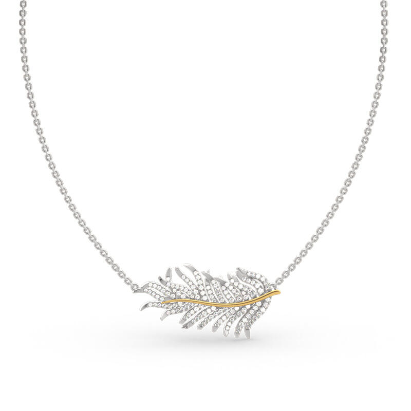 Jeulia "Feathers Appear When Angels Are Near" Sterling Silver Jewelry Set