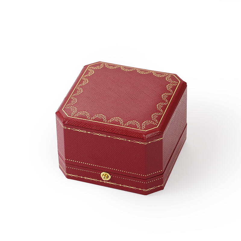 Jeulia Vintage Red Earring Box Jewelry Storage