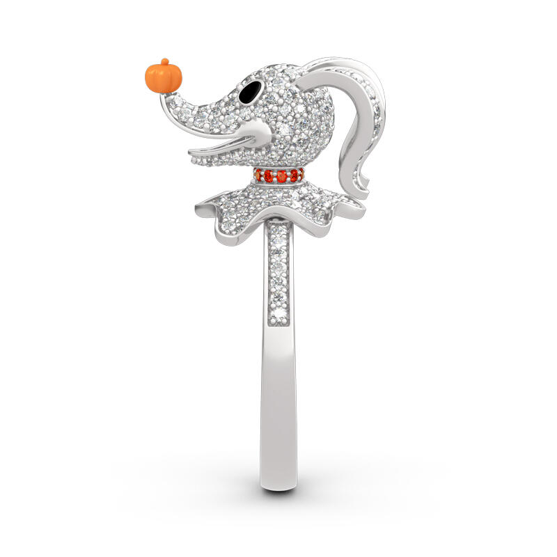 Jeulia "The Head of Team" Sterling Silver Ring
