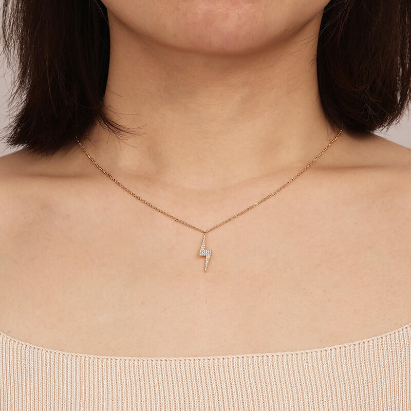"Light My World" Round Cut Necklace