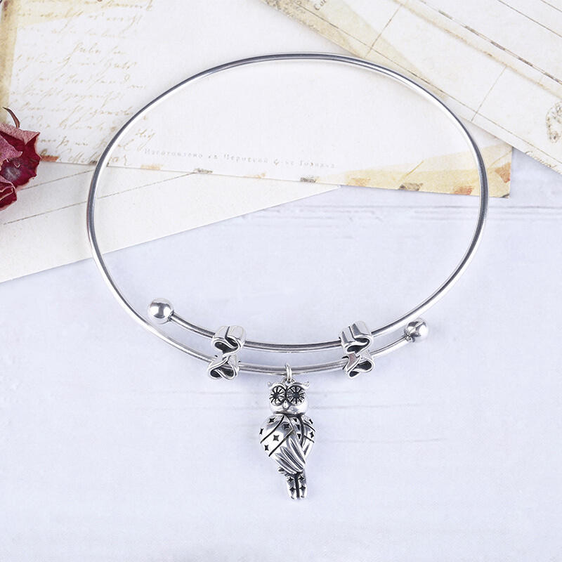 Jeulia Owlet With Stars Bangle