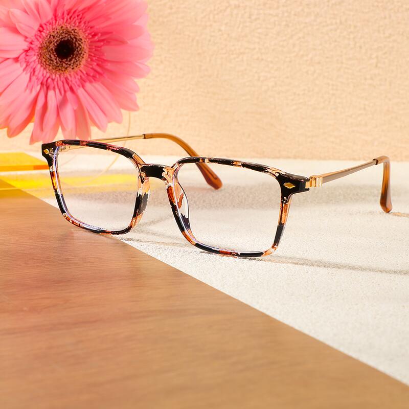 Occhiali da Vista Hamil Rettangolare Tartarugato 