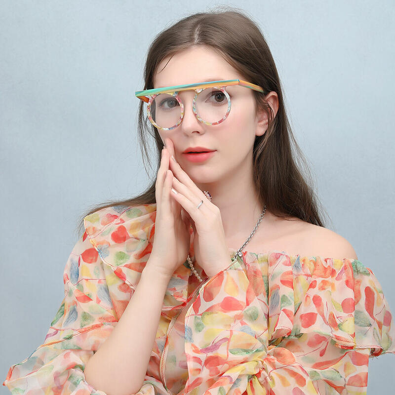 Occhiali da Vista Danielle Rotondo Blu 