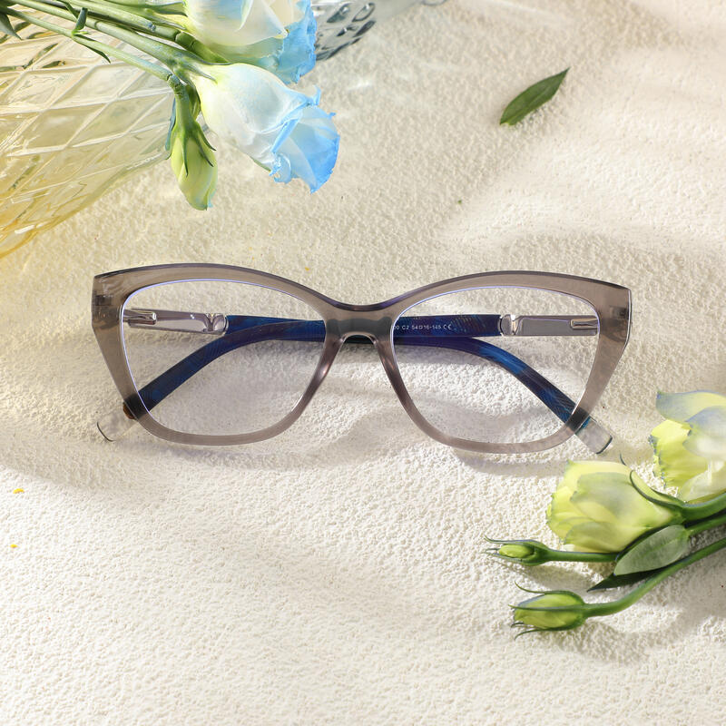 Occhiali da Vista Colclough Cat Eye Grigio 