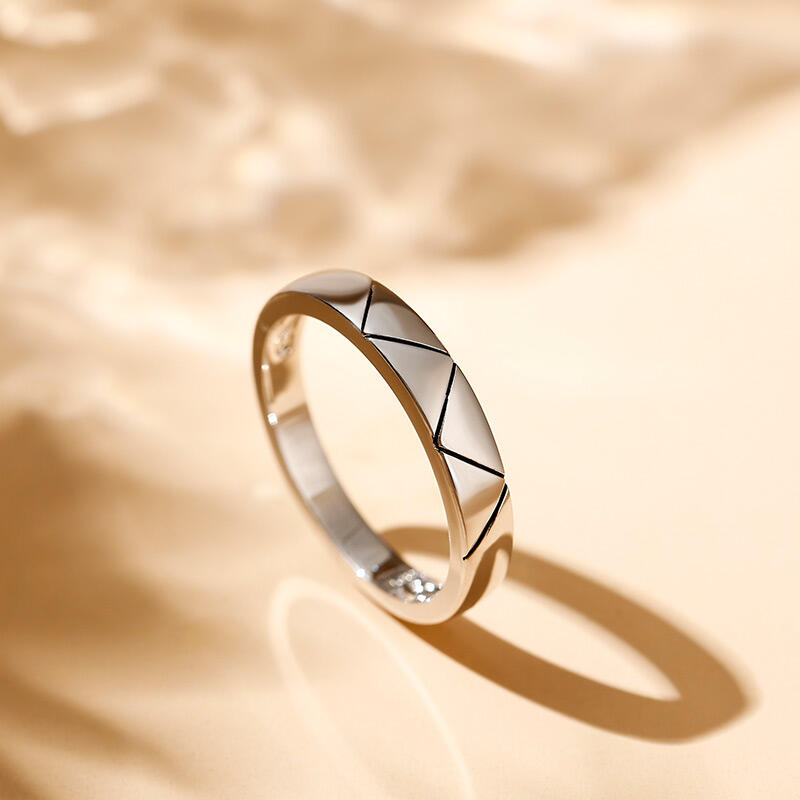 Classic Design Sterling Silver Men's Band