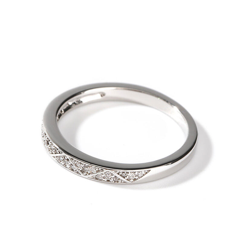 Jeulia Anillo de compromiso para mujer de plata esterlina