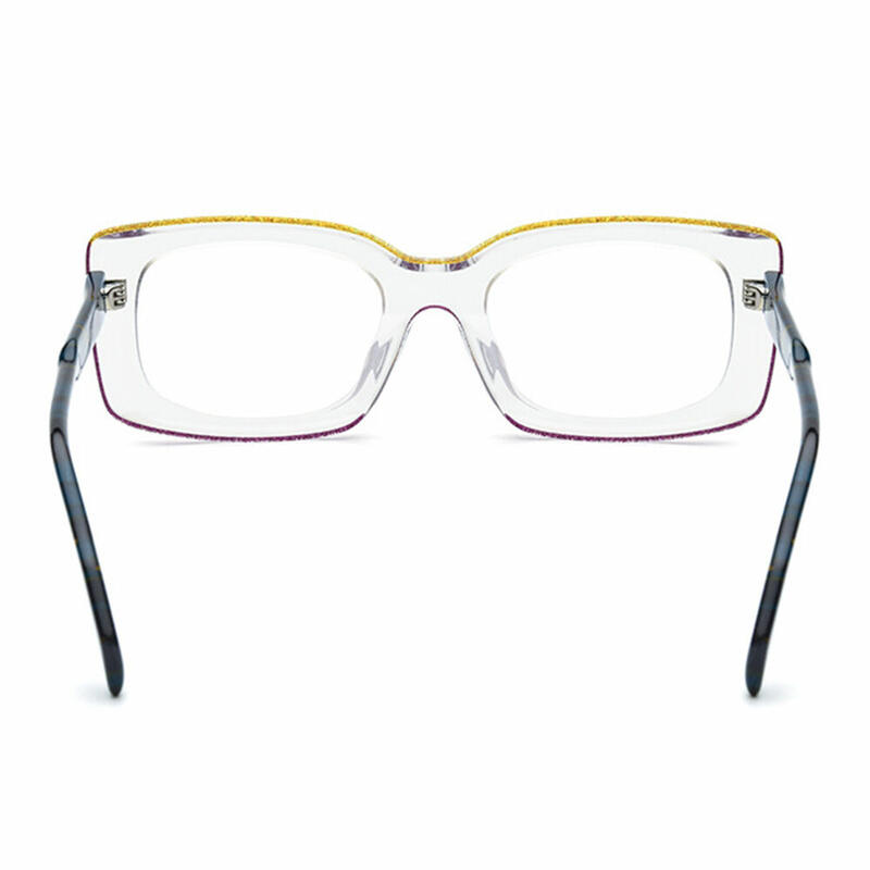 Daniela Square Blue Glasses