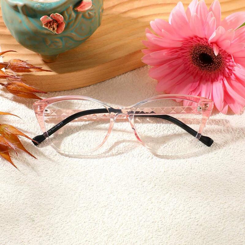 Minnie Cat Eye Rosa Brille