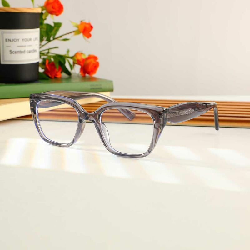 Stevenson Cat Eye Graue Brille