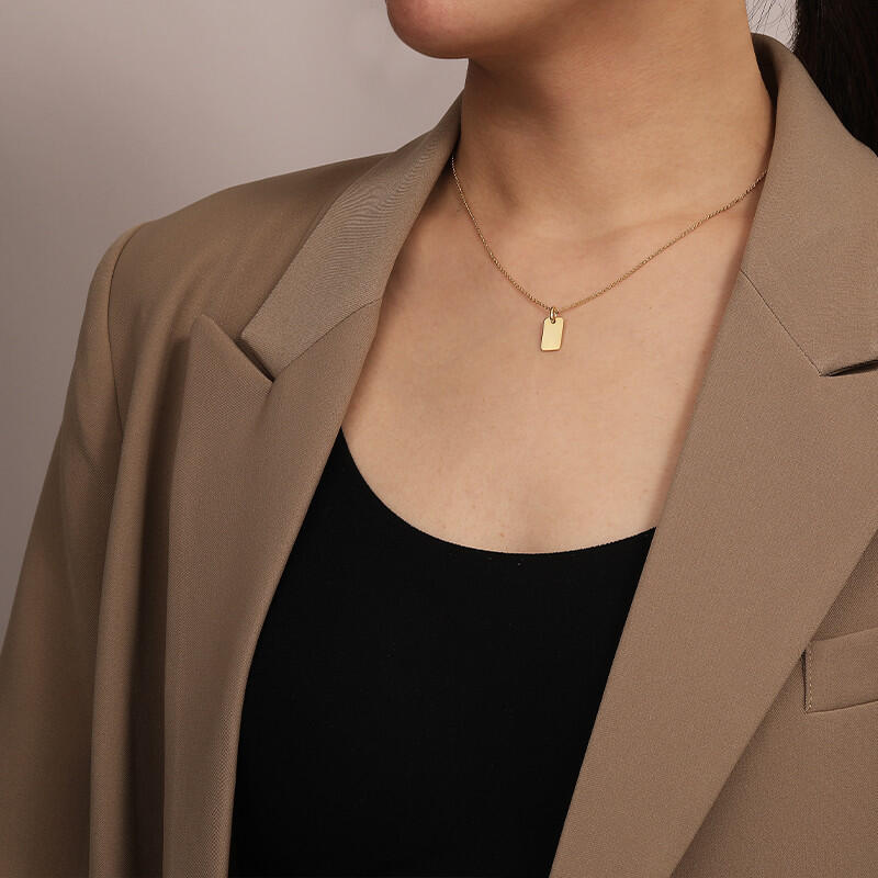 "By Your Side" Engravable Necklace