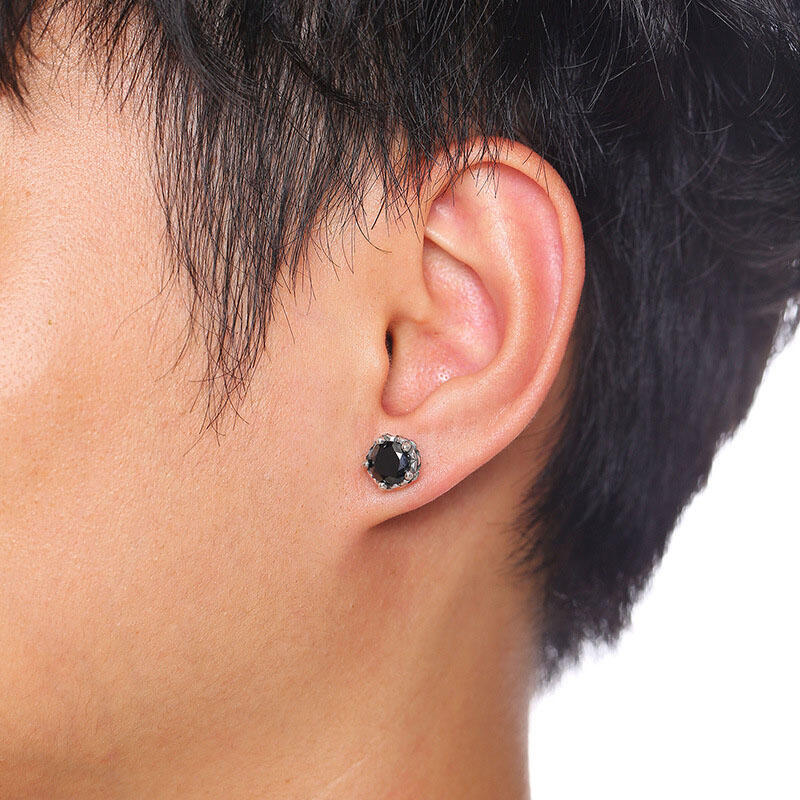 Jeulia Punk Style Vintage rostfritt stål örhängen