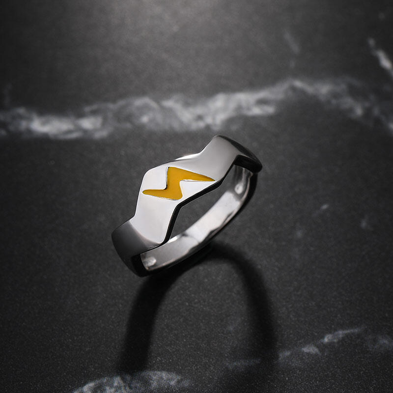 Jeulia " Wybieram Ciebie" Błyskawica Design Srebrna Opaska