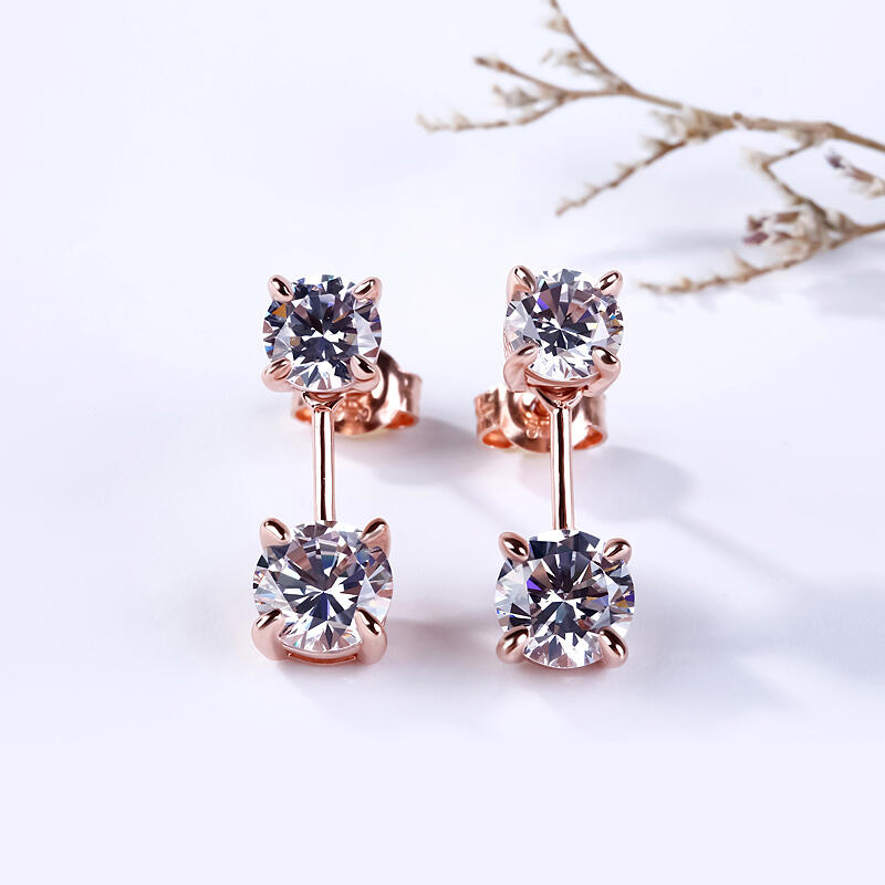 Jeulia Humble Elegance Drop Earrings