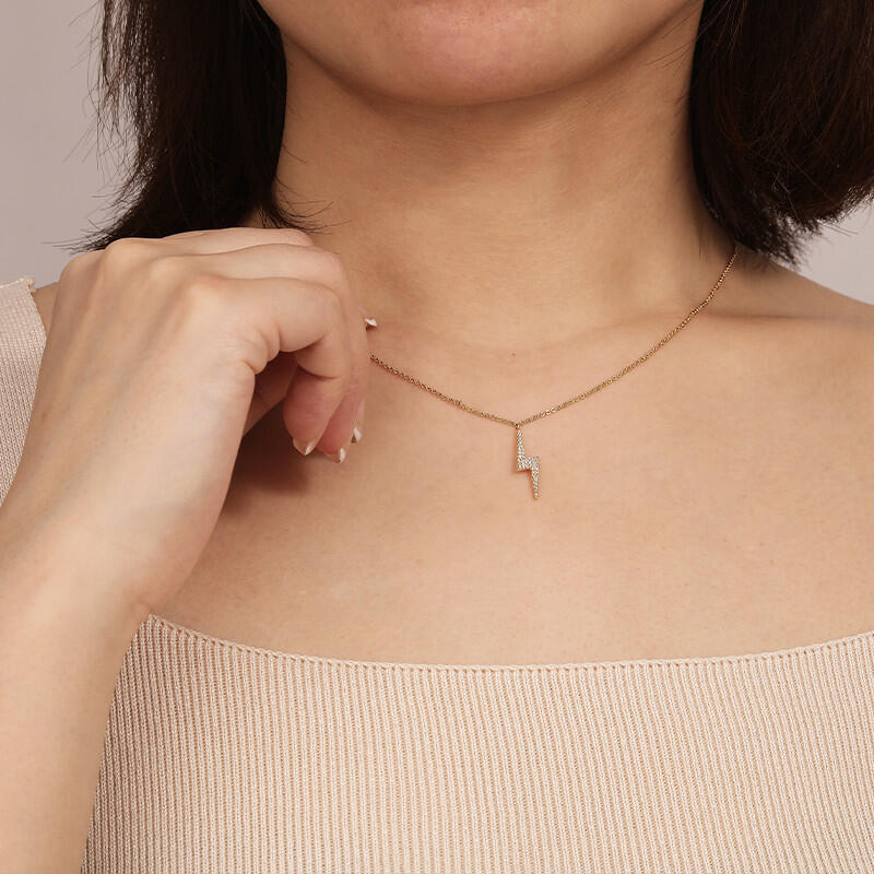 "Light My World" Round Cut Necklace