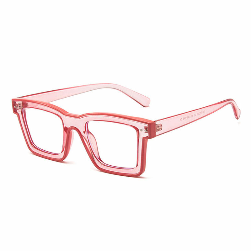 Bronte Square Pink Glasses