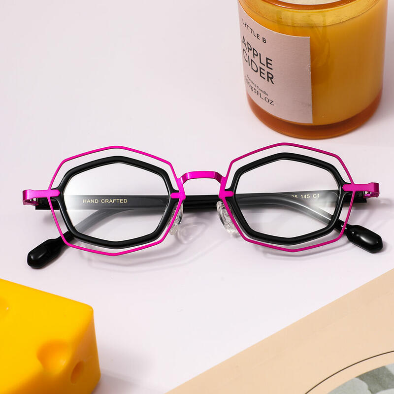 Rone Geometric Black Glasses