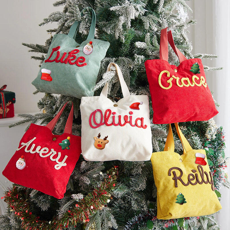 Personalized Name Bag with Cute Decor Interesting Gift for Bestie