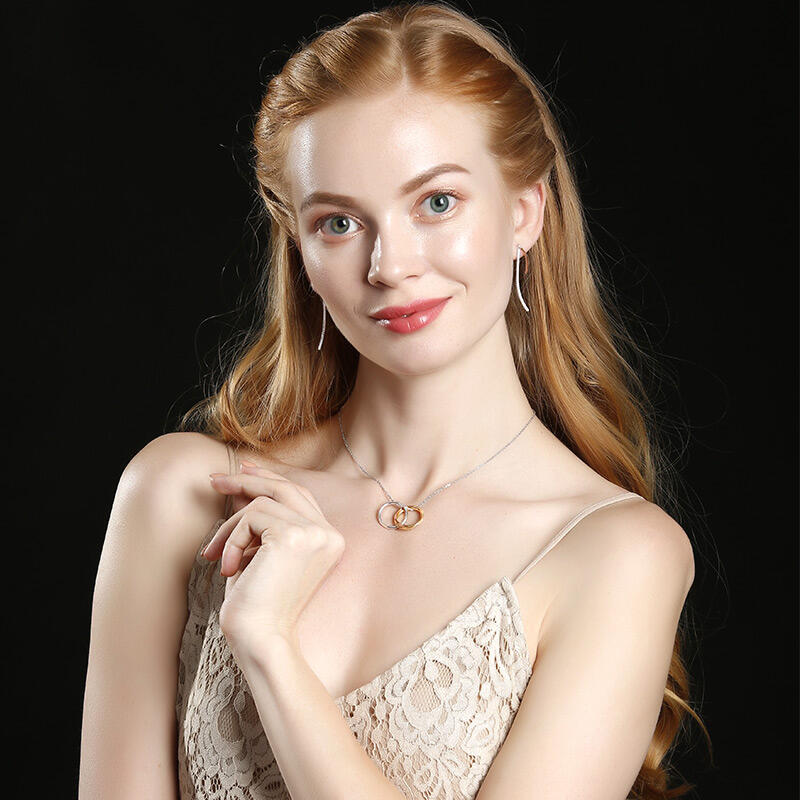 Jeulia Be Together Loops Necklace