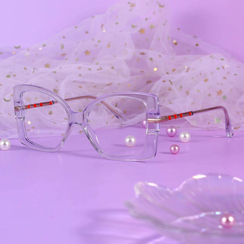 Superstar Cat Eye Transparent Glasses