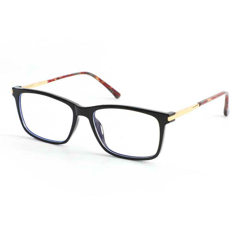 Lunettes de Vue Sapir Rectangle Noir 