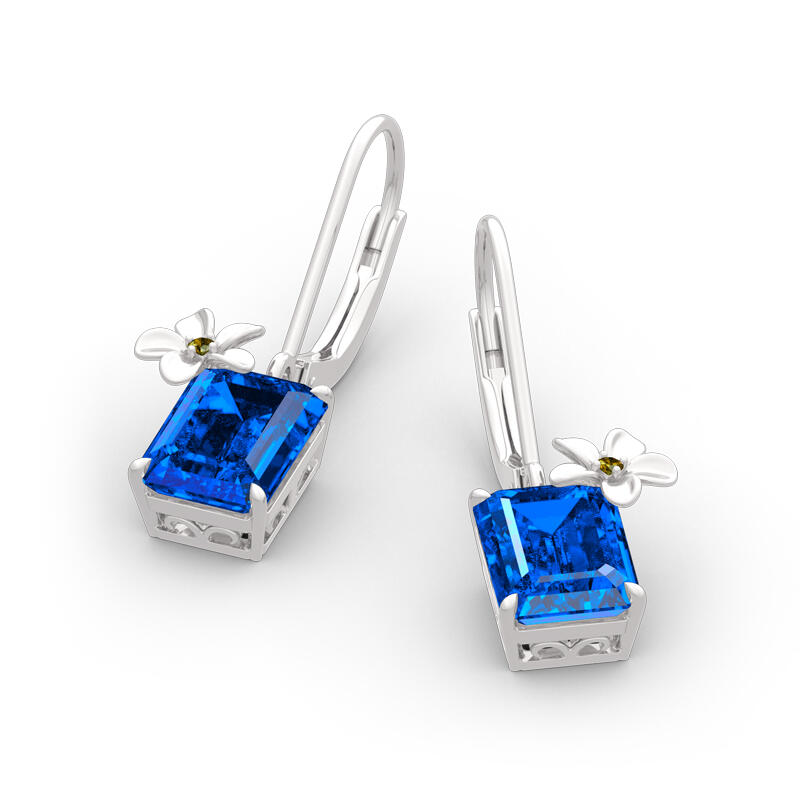 Jeulia デイジー 雛菊 デザイン シルバー ピアス