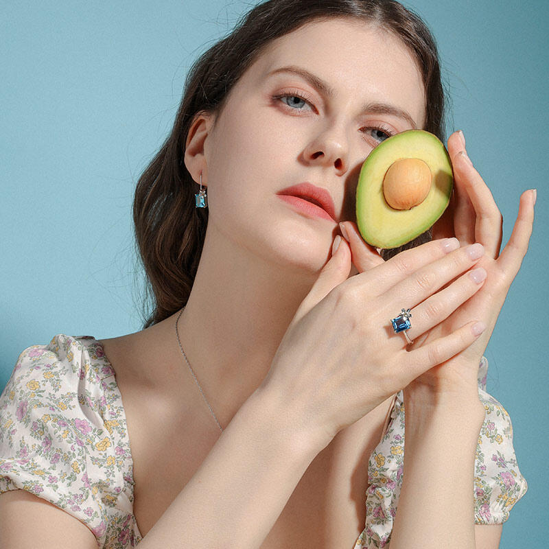 Jeulia デイジー 雛菊 デザイン シルバー ピアス