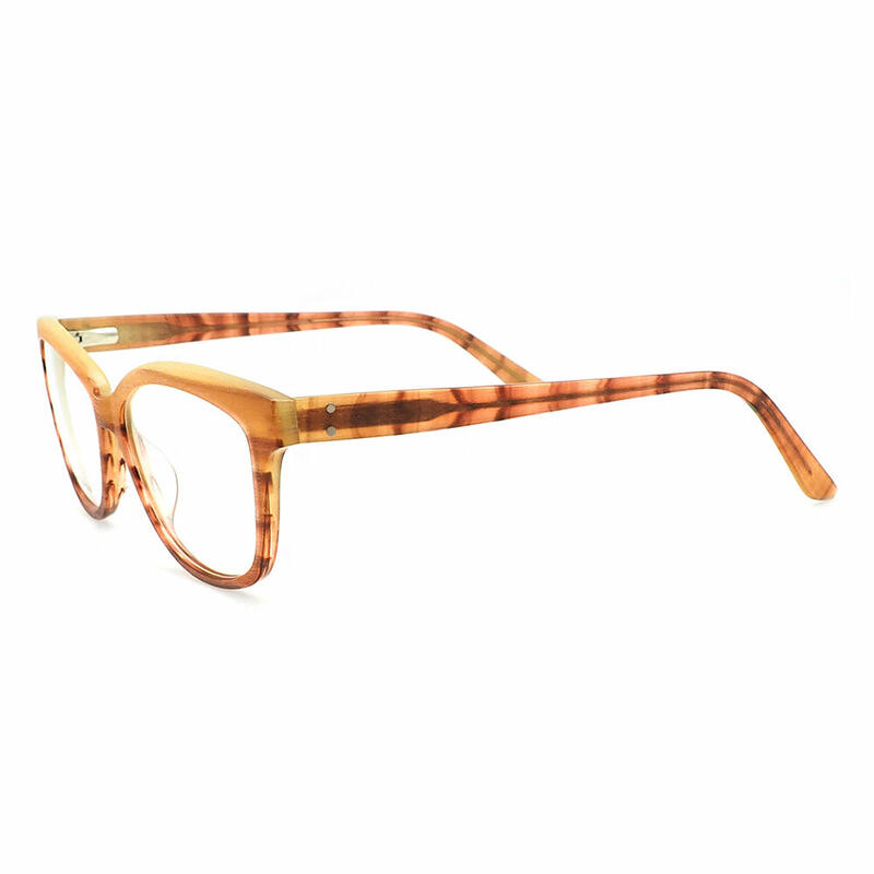 Occhiali da Vista Amity Cat Eye Giallo Tartarugato 