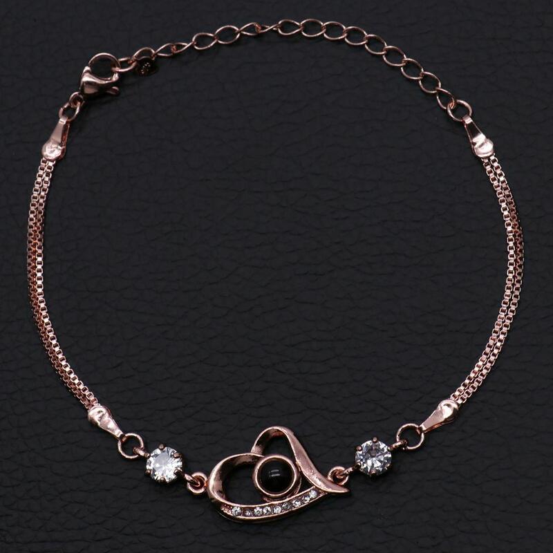 Personalized Photo Projection Bracelet-Take My Heart Away