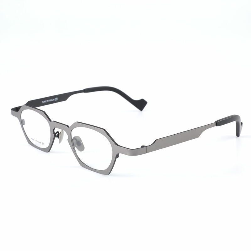 Saul Geometric Brown Glasses