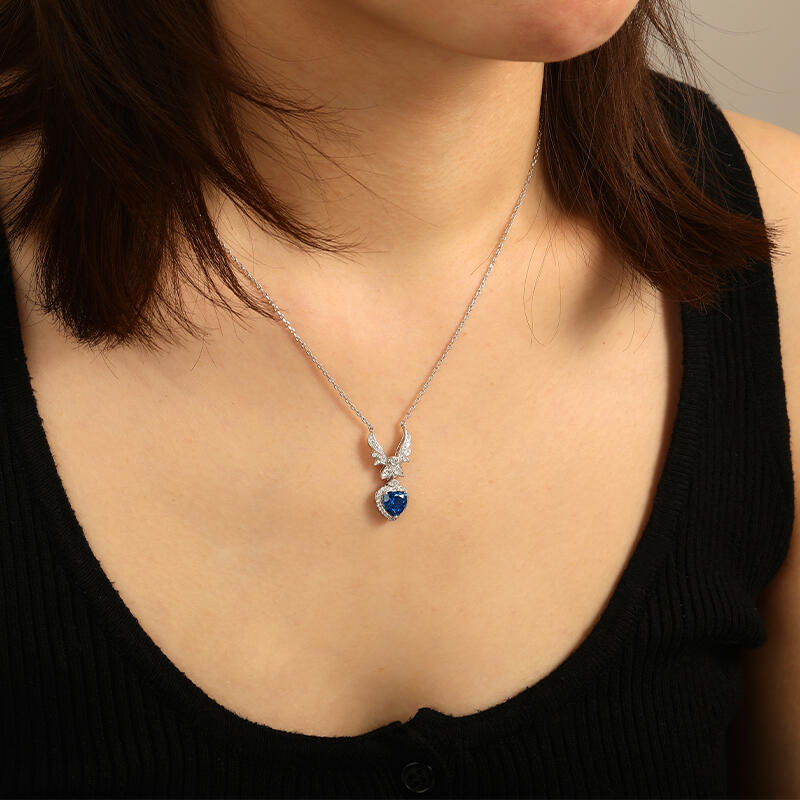 "Angel’s Heart" Halo Necklace
