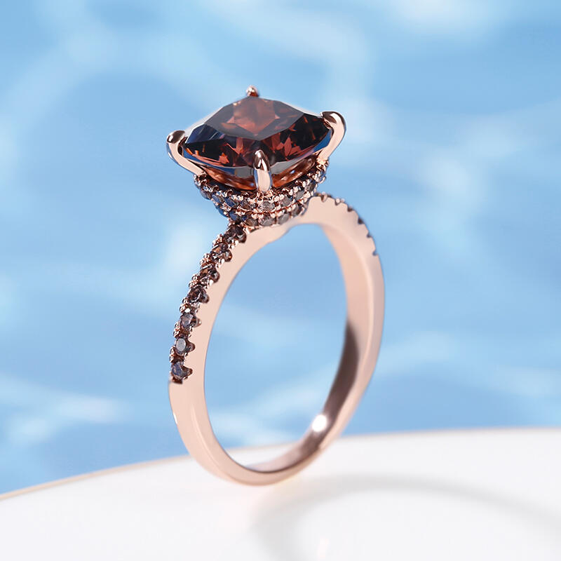 Jeulia Classic ring i sterlingsilver