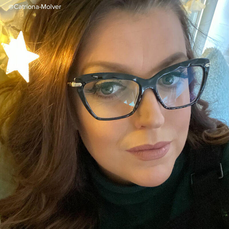 Occhiali da Vista Annaisha Cat Eye Nero 