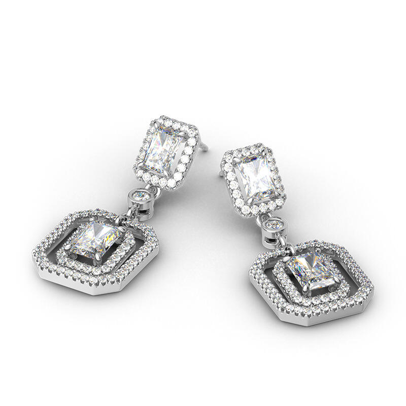 Jeulia Coronation Drop Earrings
