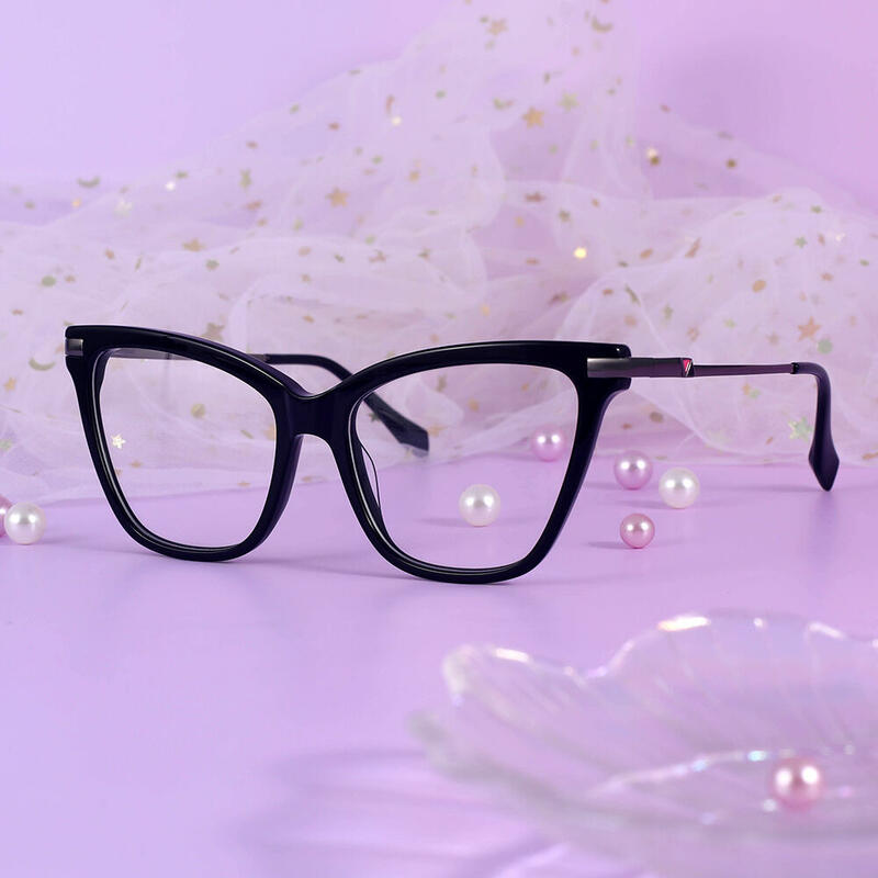 Occhiali da Vista Ada Cat Eye Nero 