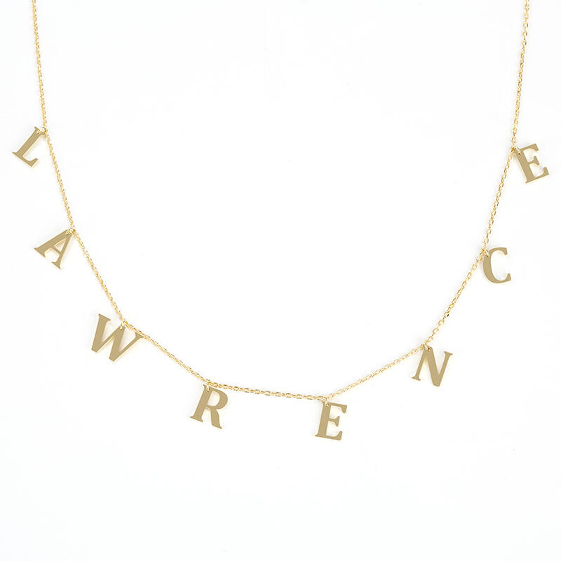 Jeulia Name Choker Sterling Silver Necklace