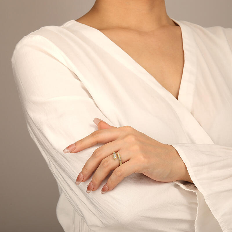 "Mein Rätsel" Stapelbarer Ring