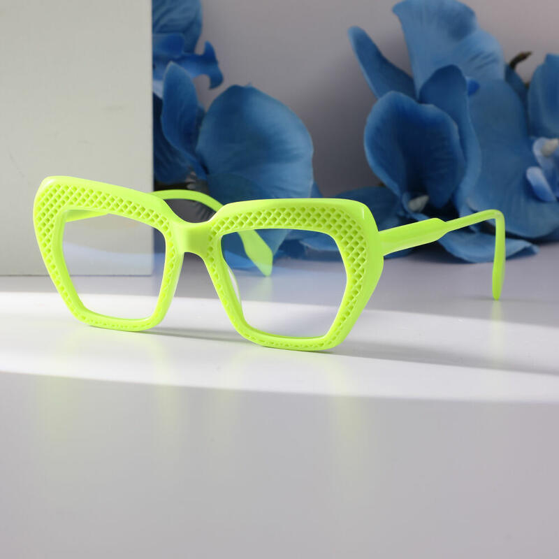 Jessica Cat Eye Yellow Glasses