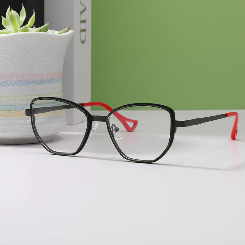Beacha Cat Eye Green Glasses