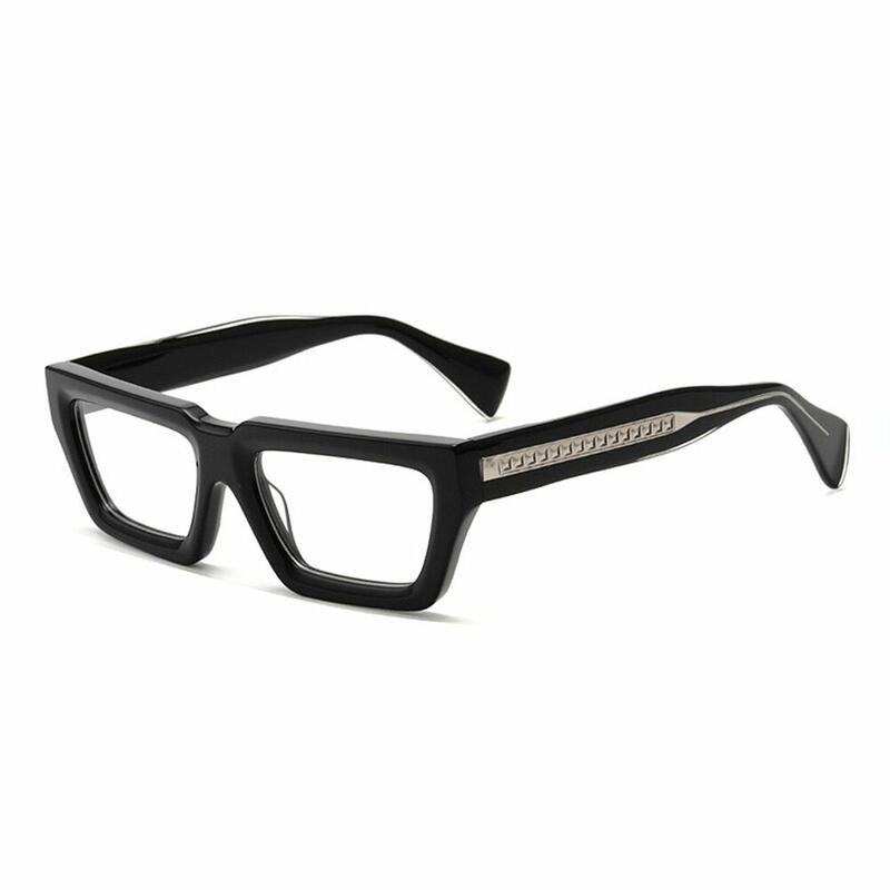 Evea Rectangle Schwarze Brille