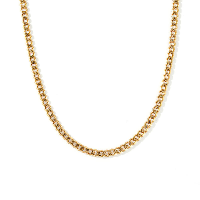 Jeulia Fashion Titanium Steel Men's Necklace