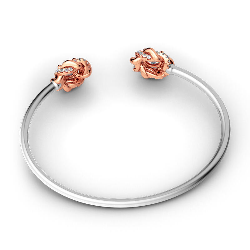 Jeulia Knot of Love Bangle