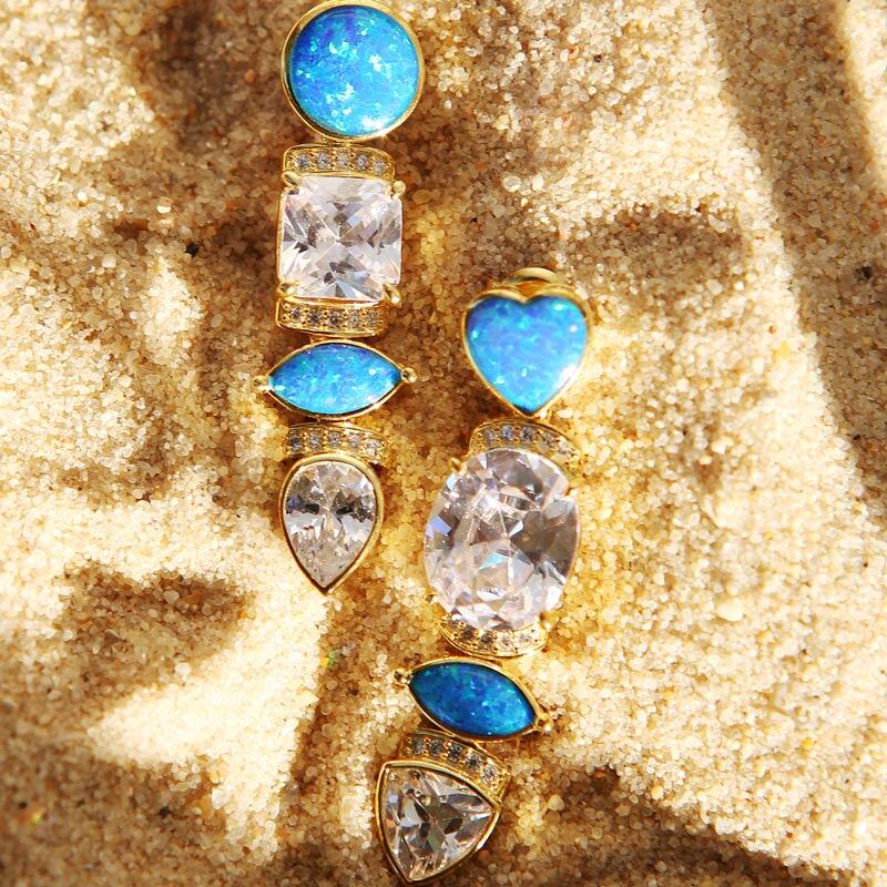 Jeulia Twinkle Twinkle Opal Earrings