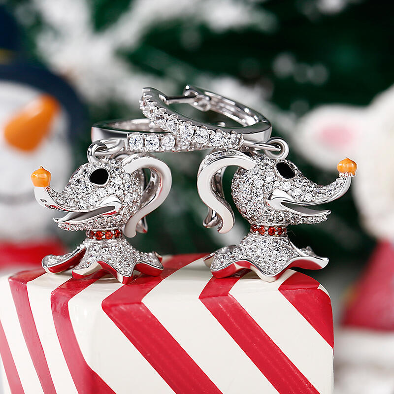 Jeulia "The Head of Team" Sterling Silver Earrings