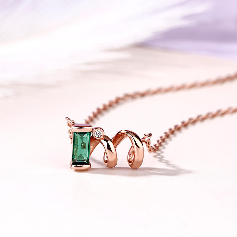 Jeulia "I'm Proud of Who I Am" Sterling Silver Personalized Necklace