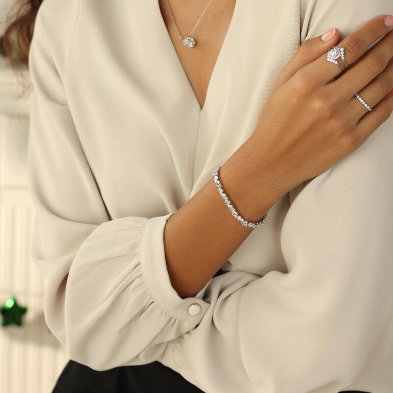 "Sternenromantik" Tennisarmband