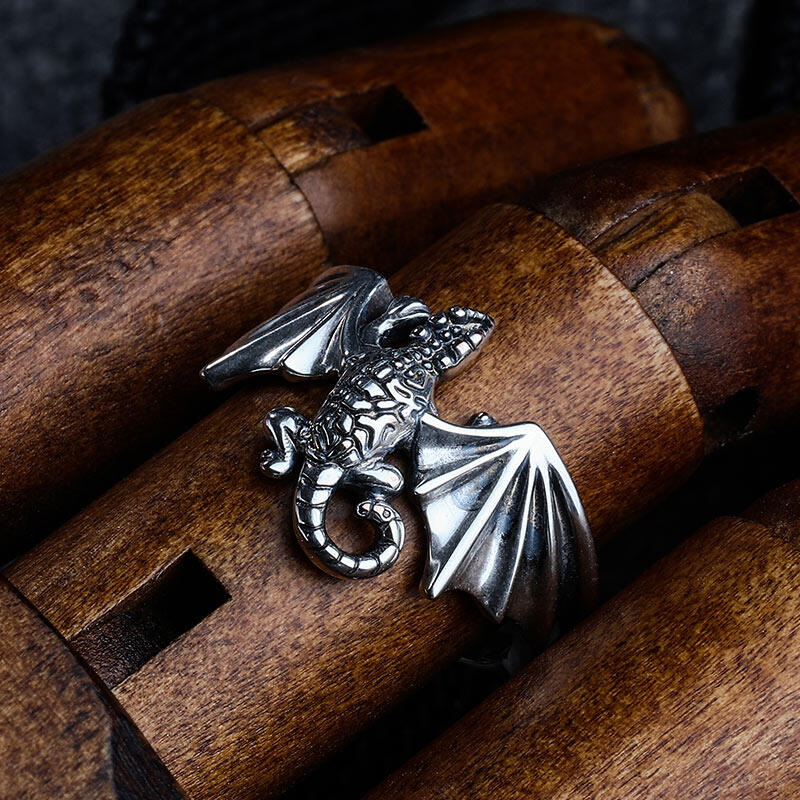 Jeulia "Flight Bat" Sterling Silver Open Ring