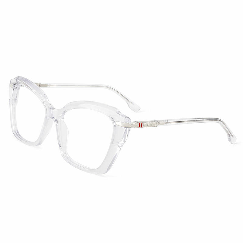 Dolores Cat Eye Transparent Glasses